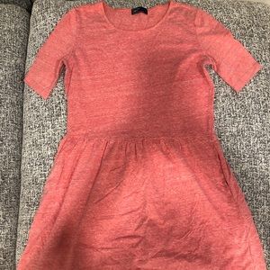 GAP babydoll dress in heather pink